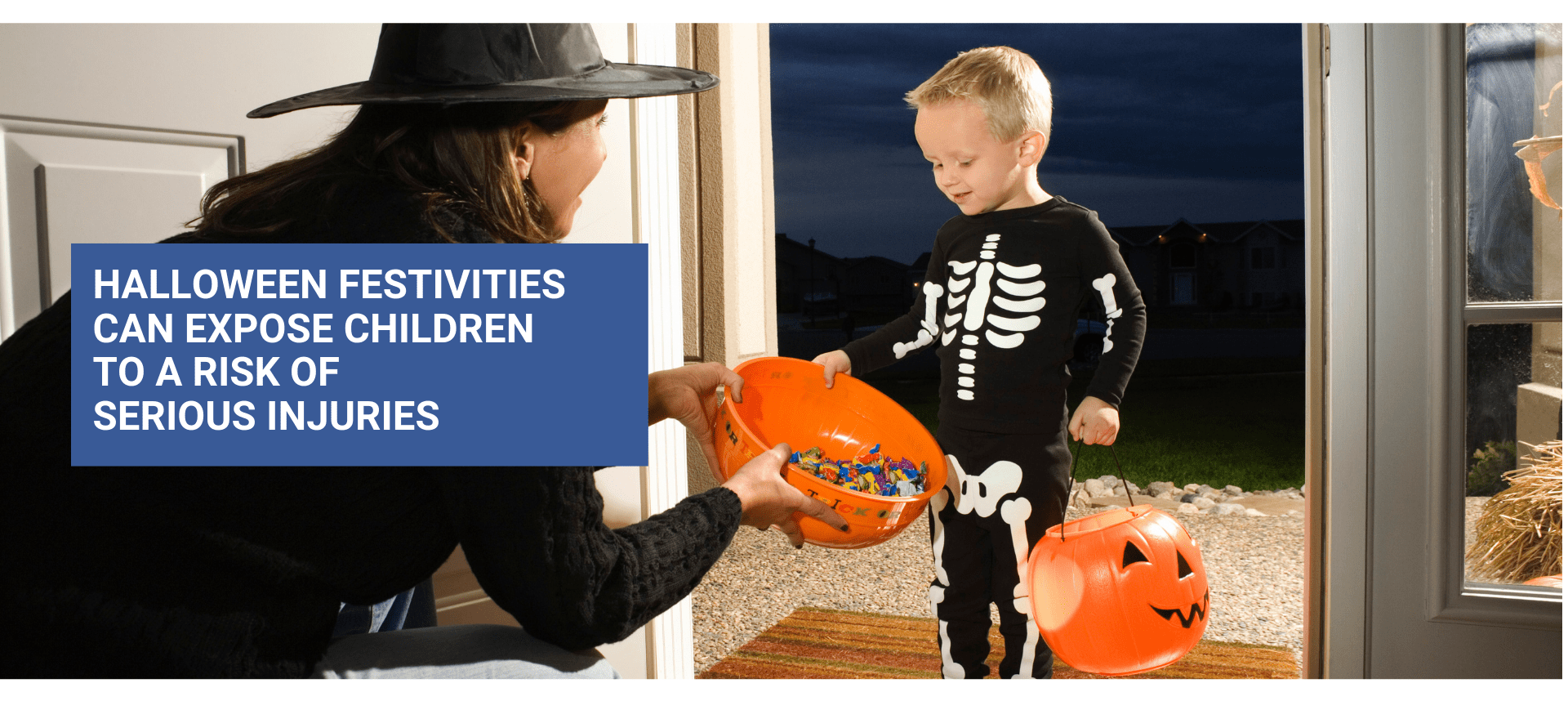 Halloween Festivities Can Expose Children to a Risk of Serious Injuries
